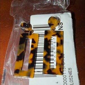 Guess Tortoise Shell Earrings